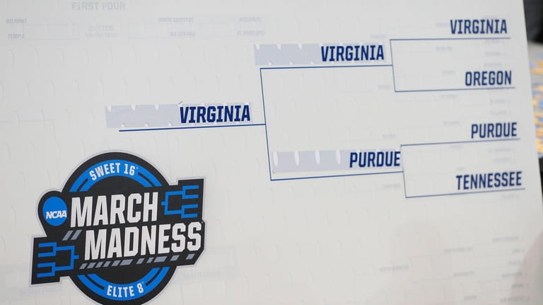 This is the South Region bracket after the Virginia Cavaliers...
