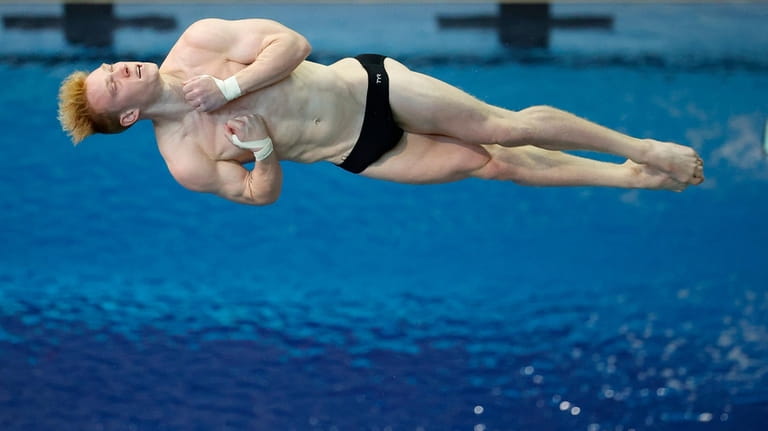 Andrew Capobianco competes in the Men's 3M Finals during the...