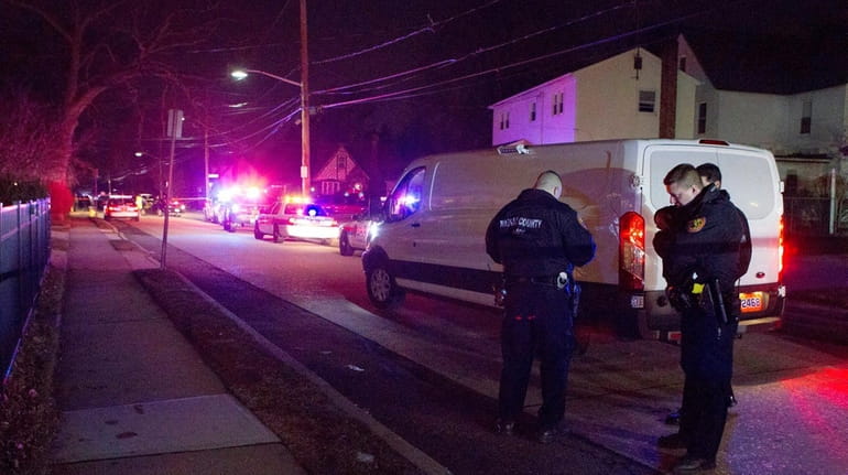 Police in Freeport investigate a shooting Thursday night, Dec. 22,...