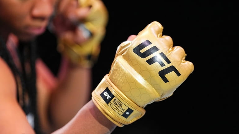 This undated photo provided by UFC shows the redesigned UFC...