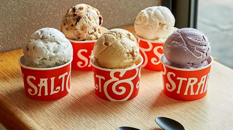 This image provided by Salt & Straw shows a variety...