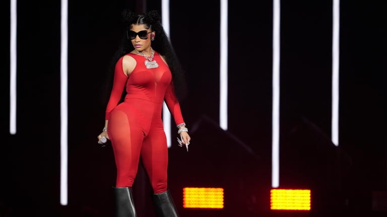 Nicki Minaj performs during the MTV Video Music Awards on...