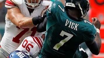 Next up for jolly Mike Vick and Eagles: Slaying the Giants – Delco Times