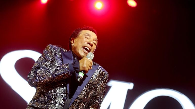  Smokey Robinson performs at the 2022 Stagecoach Festival in Indio,...