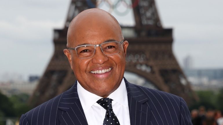 NBC host Mike Tirico attends the red carpet ahead of...