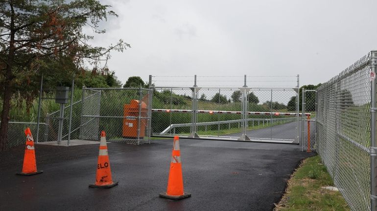 A newly built access gate will allow emergency responders better...