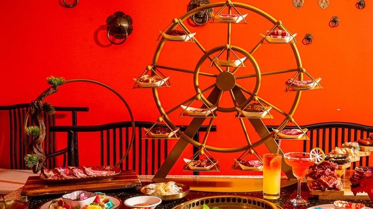 Wuyang Casa BBQ in Lake Grove serves a Ferris wheel...