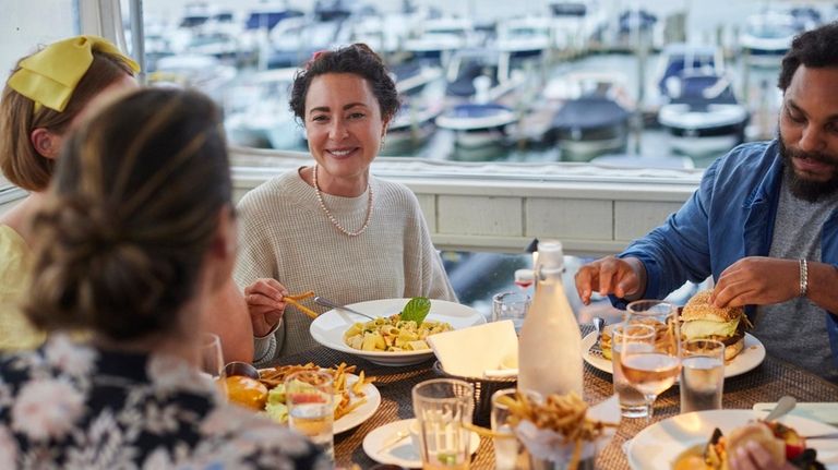 Waterside dining at Beacon in Sag Harbor.