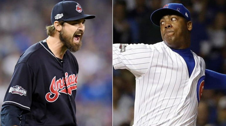 Former Yankees Aroldis Chapman, Andrew Miller could decide World