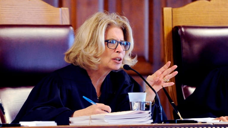 Janet DiFiore, chief judge of the New York Court of...
