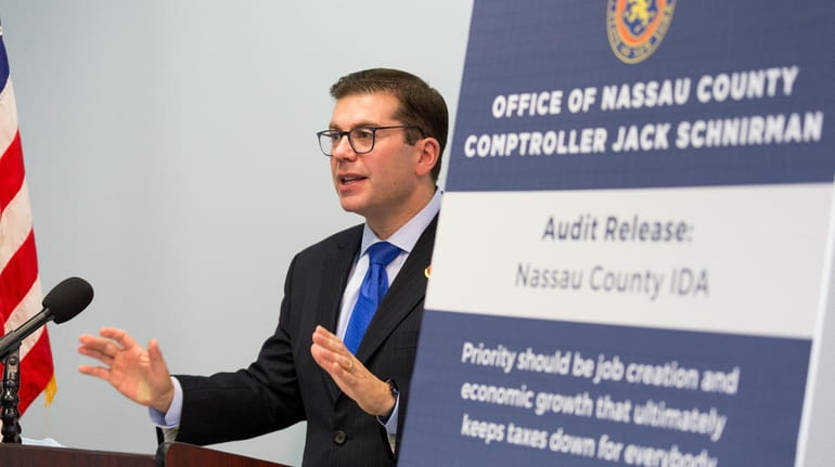 Former Nassau County Comptroller Jack Schnirman's audit of the Assessment...