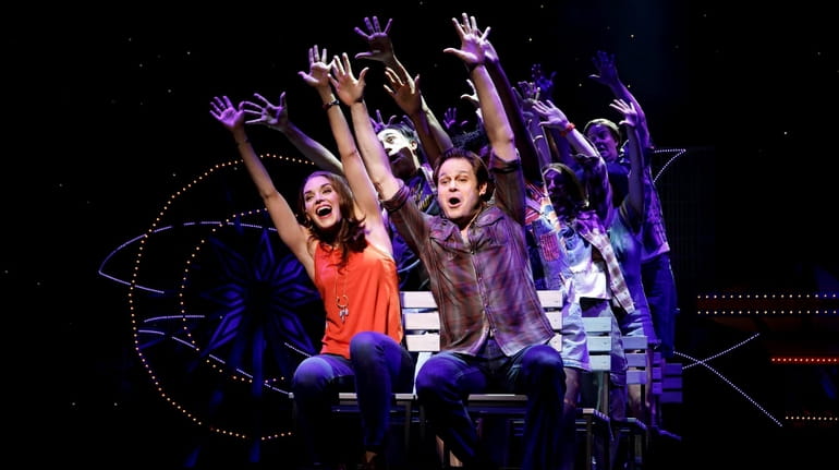 Kelli Barrett and Mitchell Jarvis stared in the Broadway show...