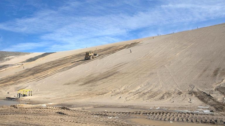 About three-quarters of the 192-acre landfill, shown here on Feb....