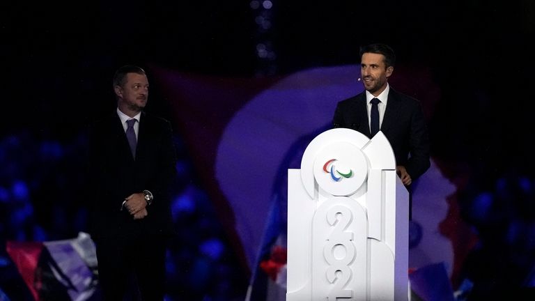 French President of the Paris 2024 Olympics and Paralympics Organising...