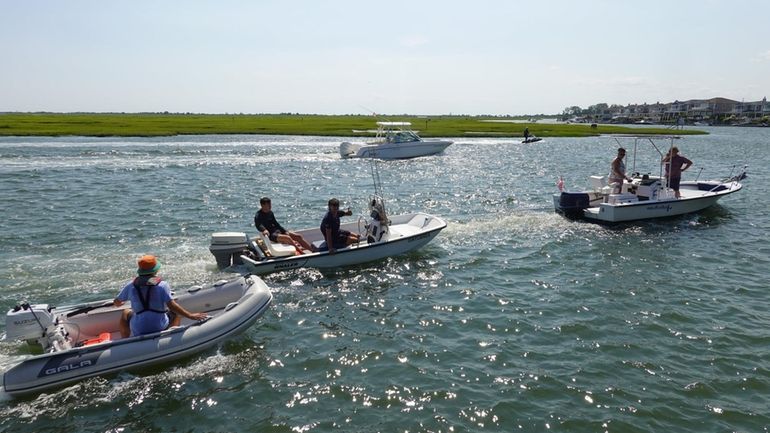 Seamans Neck Park in Seaford sports a kayak launch, in...