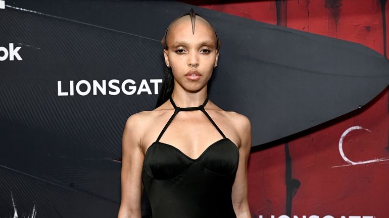 FKA twigs attends "The Crow" world premiere at the Village...