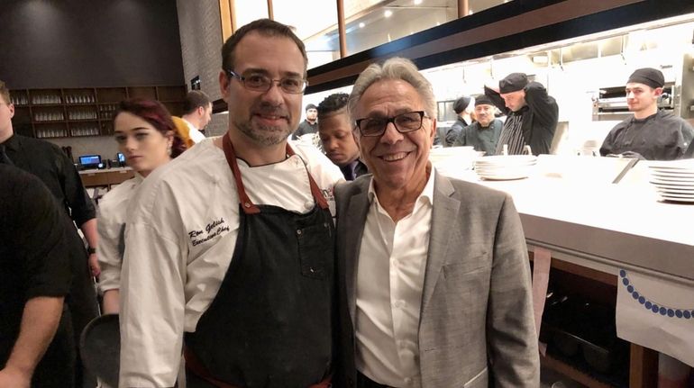 Owner Anthony Scotto, right, and executive chef Ron Gelish on...