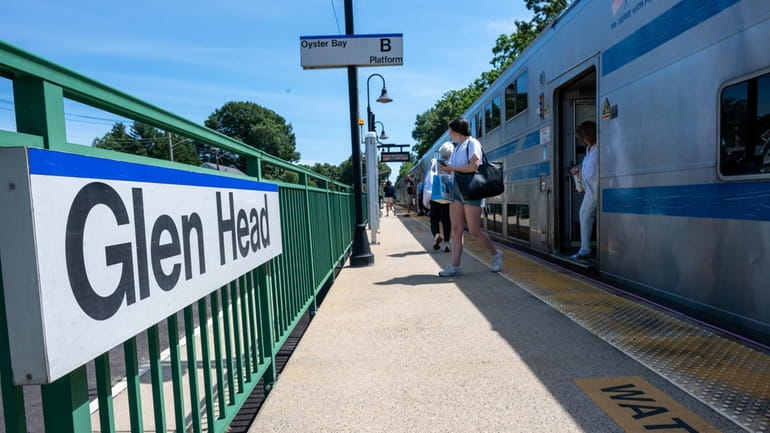 Glen Head LIRR station sits on the southern end of...