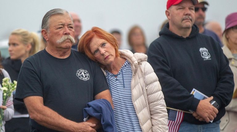 John and Patricia Brown, of Baldwin, at the Town of...