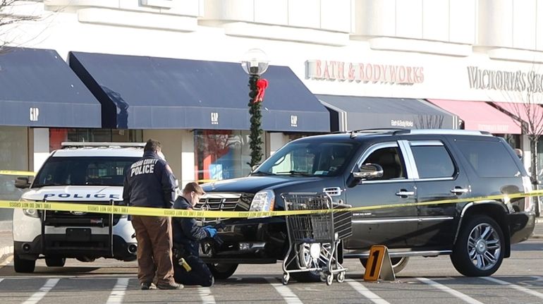 Nassau police investigate an accident involving a pedestrian outside Bed...