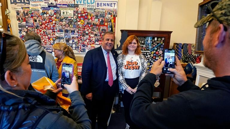 Republican presidential candidate and former New Jersey Gov. Chris Christie...