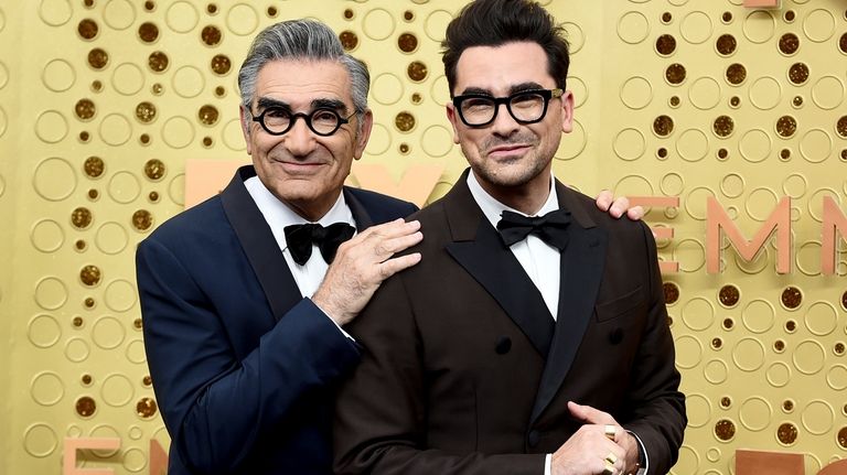 Eugene Levy, left, and Dan Levy appear at the 71st...