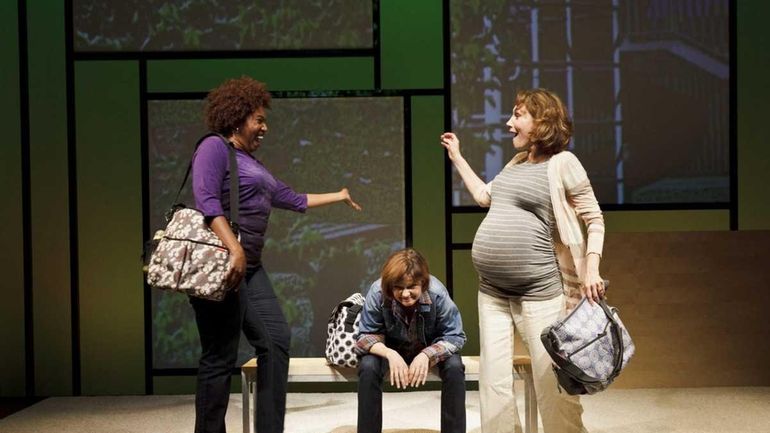 (L-R) Saidah Arrika Ekulona, Mary Bacon and Randy Graff in...