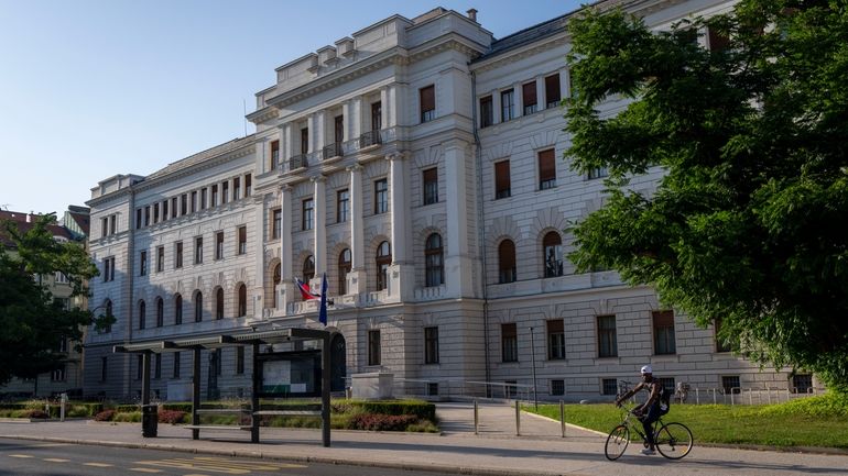 A view of the court house where Artem Viktorovich Dultsev...