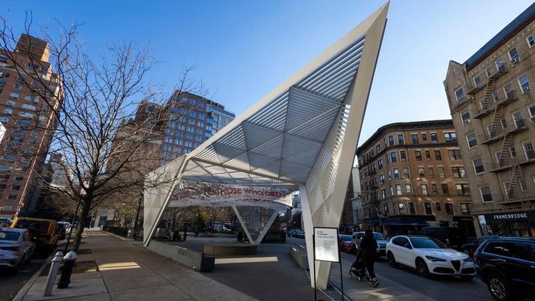 The New York City AIDS Memorial in Manhattan. While nearly...