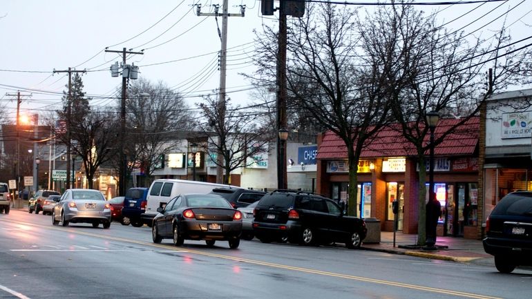 South Wellwood Avenue in downtown Lindenhurst (March 10, 2011)