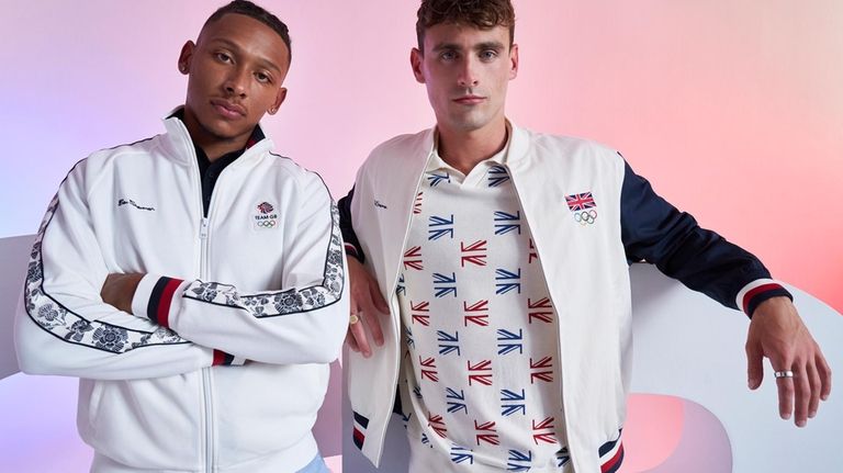 This image released by Ben Sherman shows British athletes Kye...