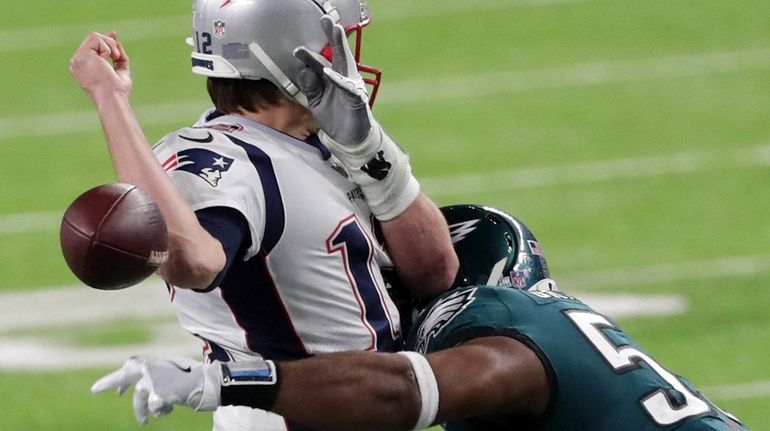 Philadelphia Eagles Strip-Sack of Tom Brady in Super Bowl LII