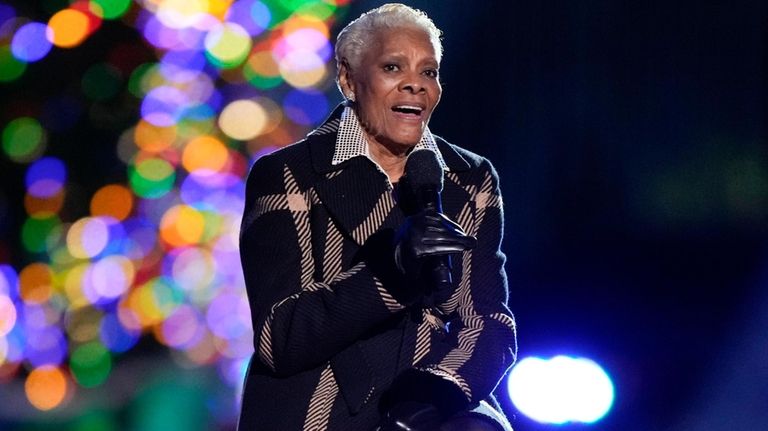 Dionne Warwick performs after President Joe Biden and first lady...