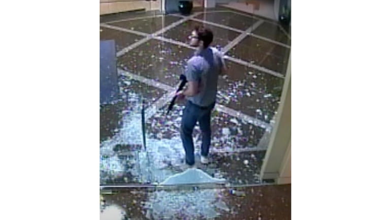 This image taken from surveillance video provided by the Louisville...