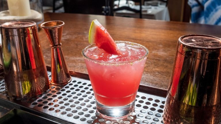 La Sandia Margarita, made with cointreau, fresh watermelon, agave nectar,...