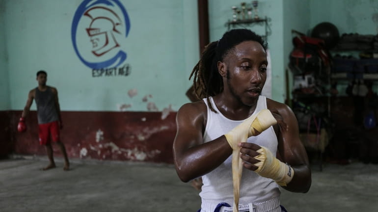 Transgender Cuban athlete Ely Malik Reyes, who practices mixed martial...
