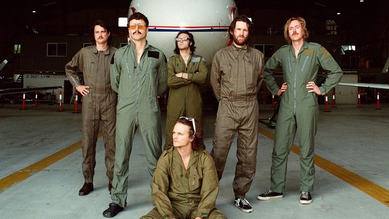 This undated promotional photo shows members of the Australian rock...