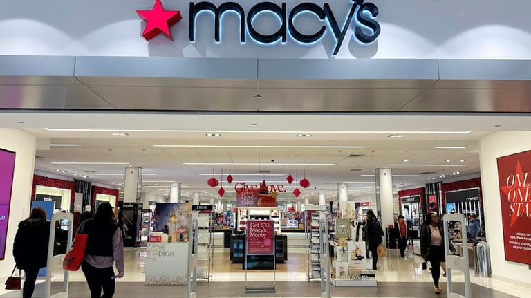 A Macy's department store is in Bay Shore, Long Island,...