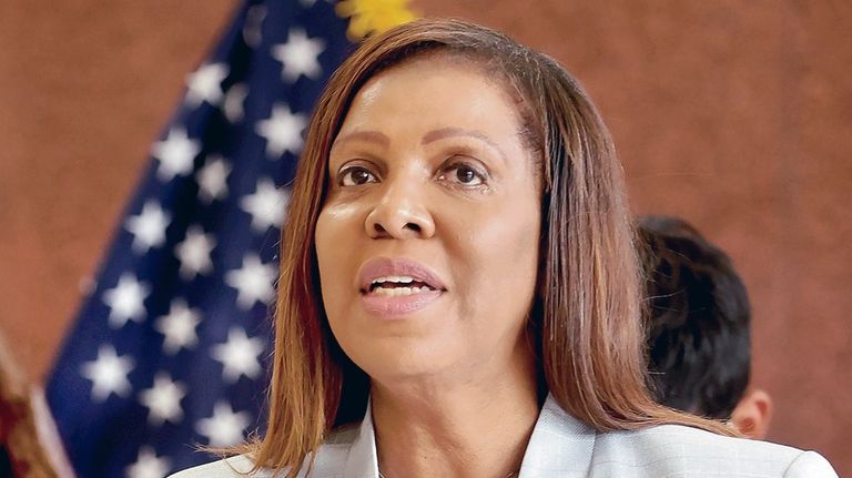 New York Attorney General Letitia James.