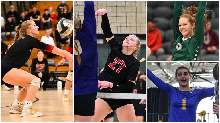 (Clockwise from left) Erin Baldock of Center Moriches, Mary Chesna of...