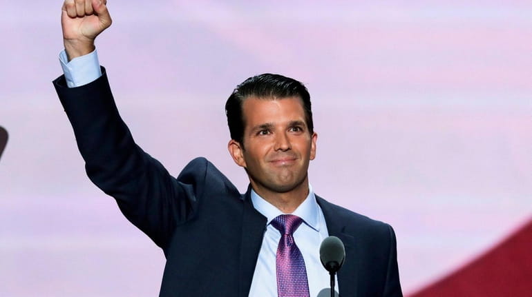 Donald Trump Jr. was busy recently, talking about his father's...