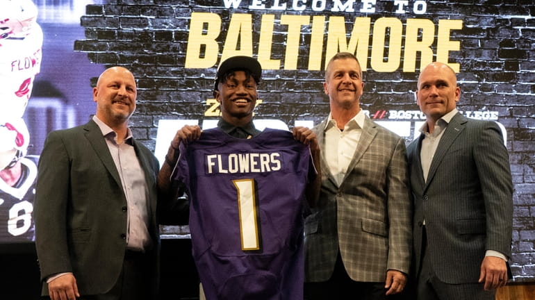 Baltimore Ravens Zay Flowers Purple Jersey