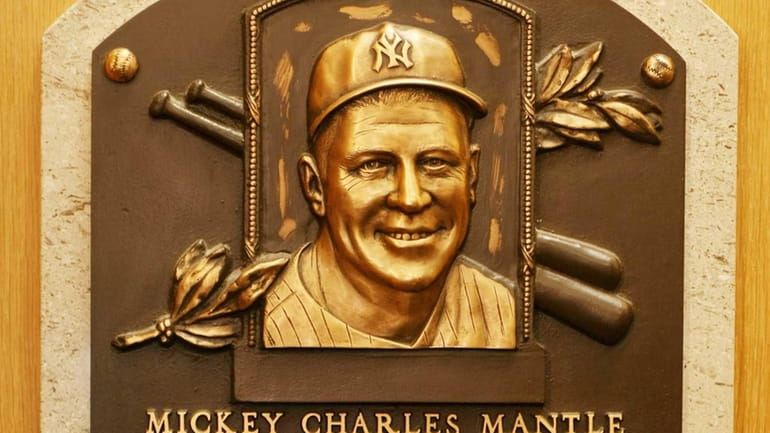 Mickey Mantle plaque