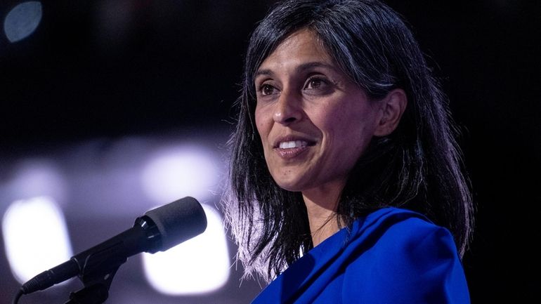 Usha Vance at the Republican National Convention on July 17. 