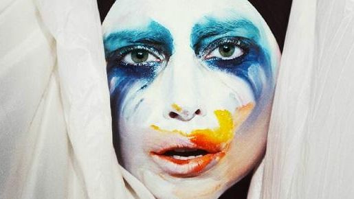 Lady Gaga in the "Applause" video.