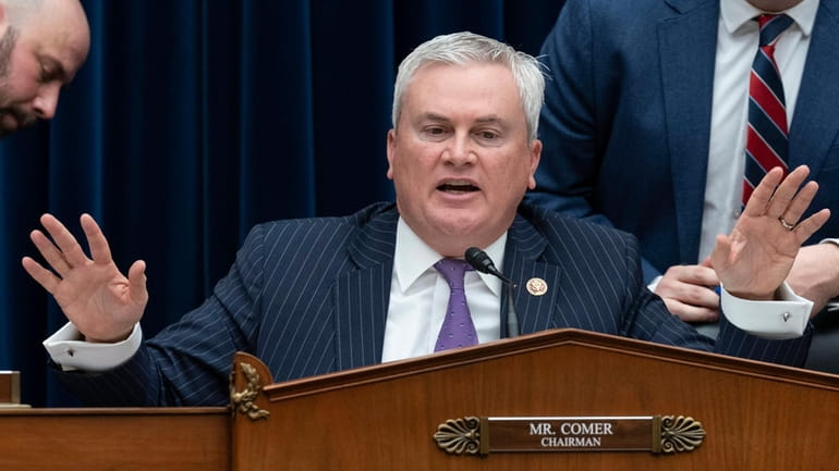 House Oversight and Accountability Committee Chair Rep. James Comer R-Ky.,...