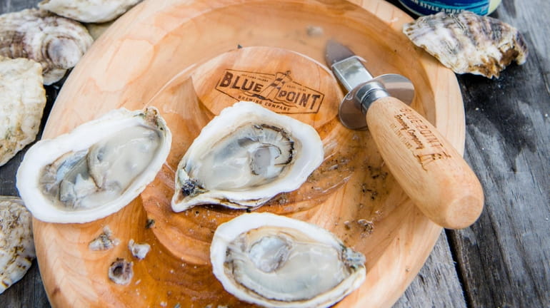 Blue Point Brewing Co.'s inaugural ''Oyster Ball'' in Patchogue on...