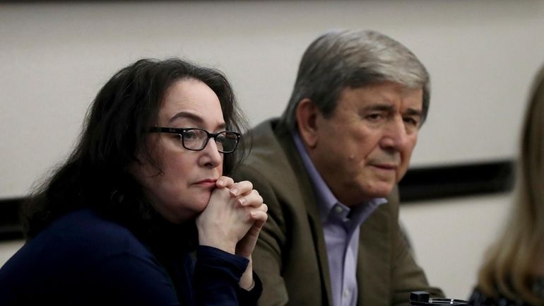 Rose Marie Kosmetatos, left, and her husband, Antonios Pagourtzis, parents...