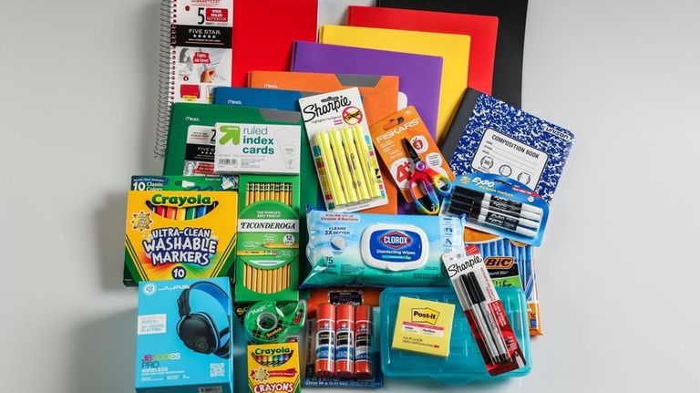 A typical fourth-grader's back-to-school shopping list includes these staples.  