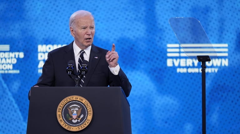 President Joe Biden speaks to Everytown for Gun Safety Action...